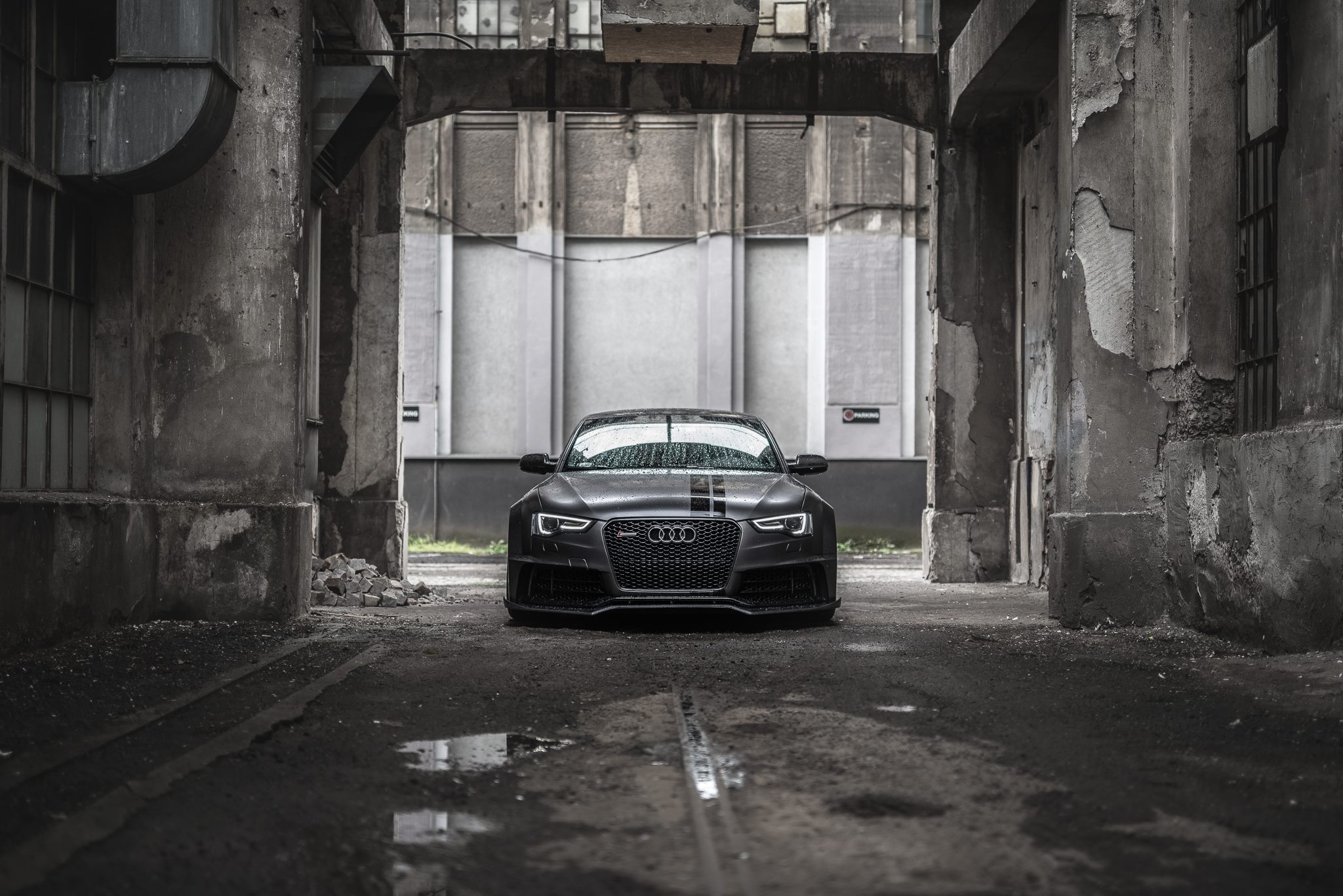Supercharged Audi S5 SR66 wide body kit