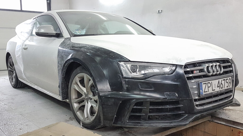 Audi S5 wide body kit SR66 - work in progress