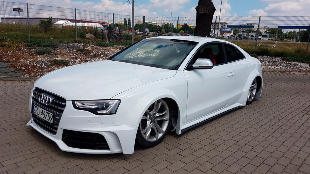 Audi S5 wide body kit SR66 - work in progress