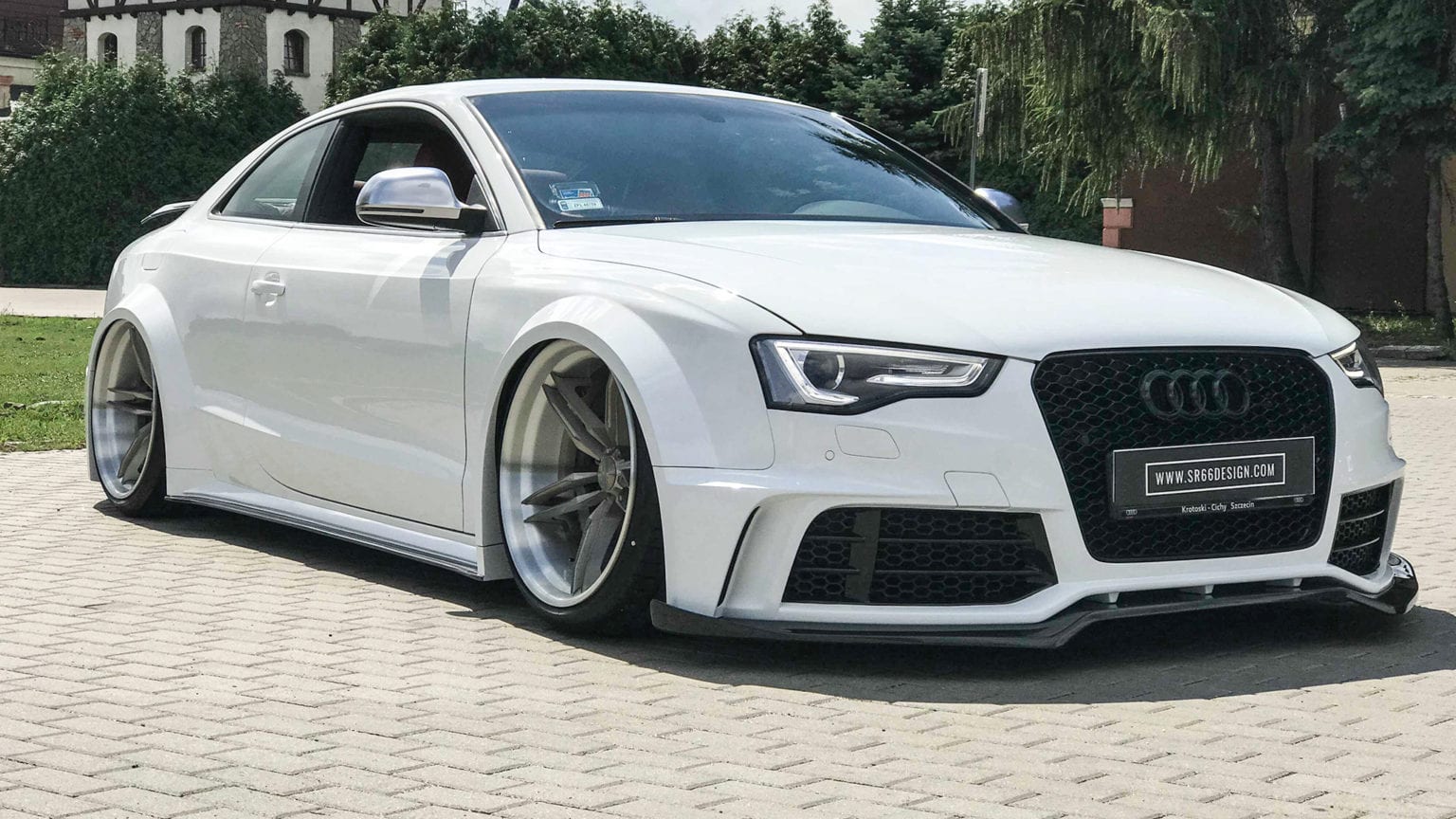 Furious widebody Audi S5 built in Poland — SR66 Design