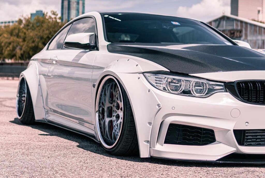 BMW 4-series F32 435i with SR66 wide body kit — SR66 Design