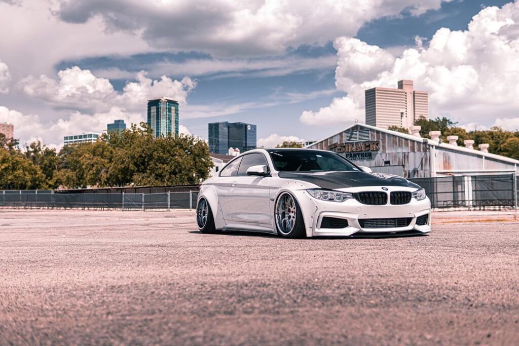 BMW 4-series F32 435i with SR66 wide body kit — SR66 Design