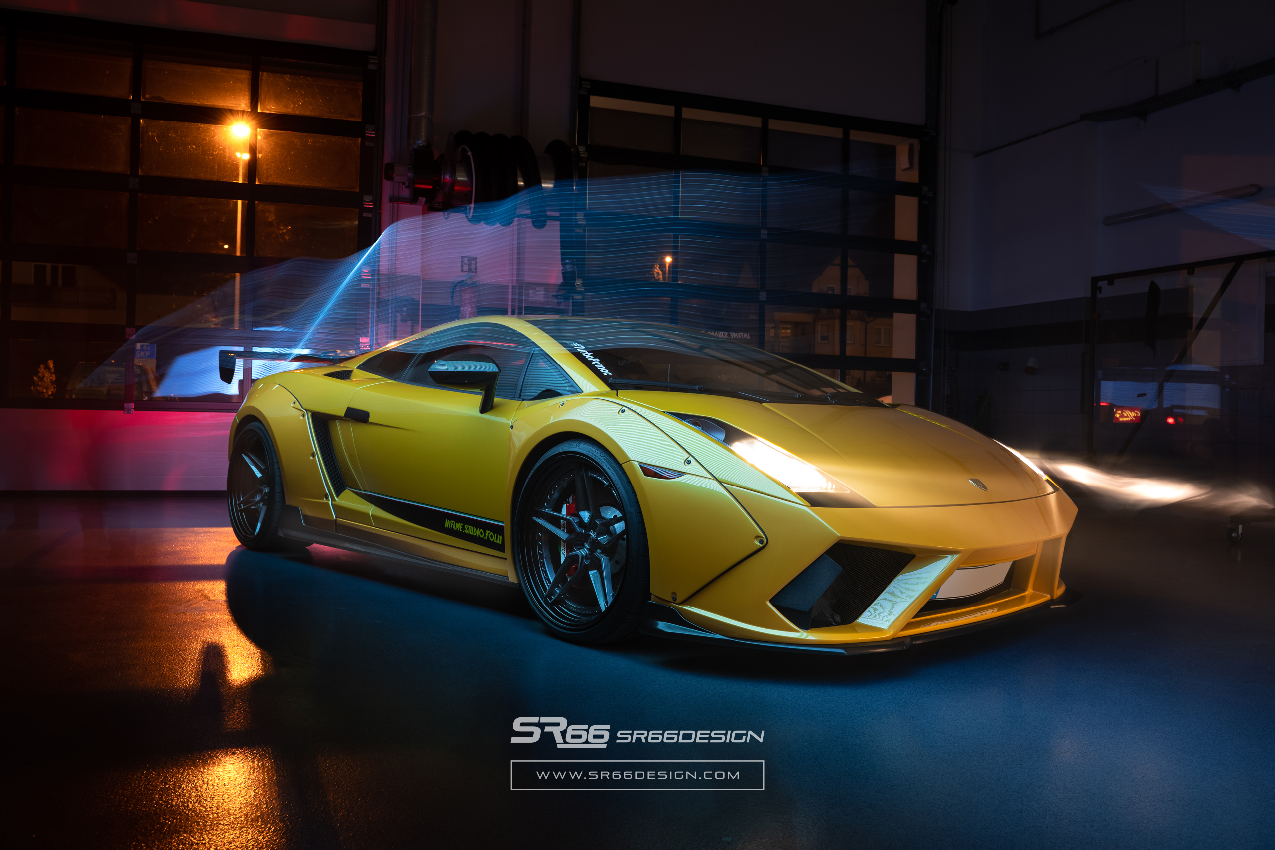 Lamborghini Gallardo SR66 wide body kit — SR66 Design